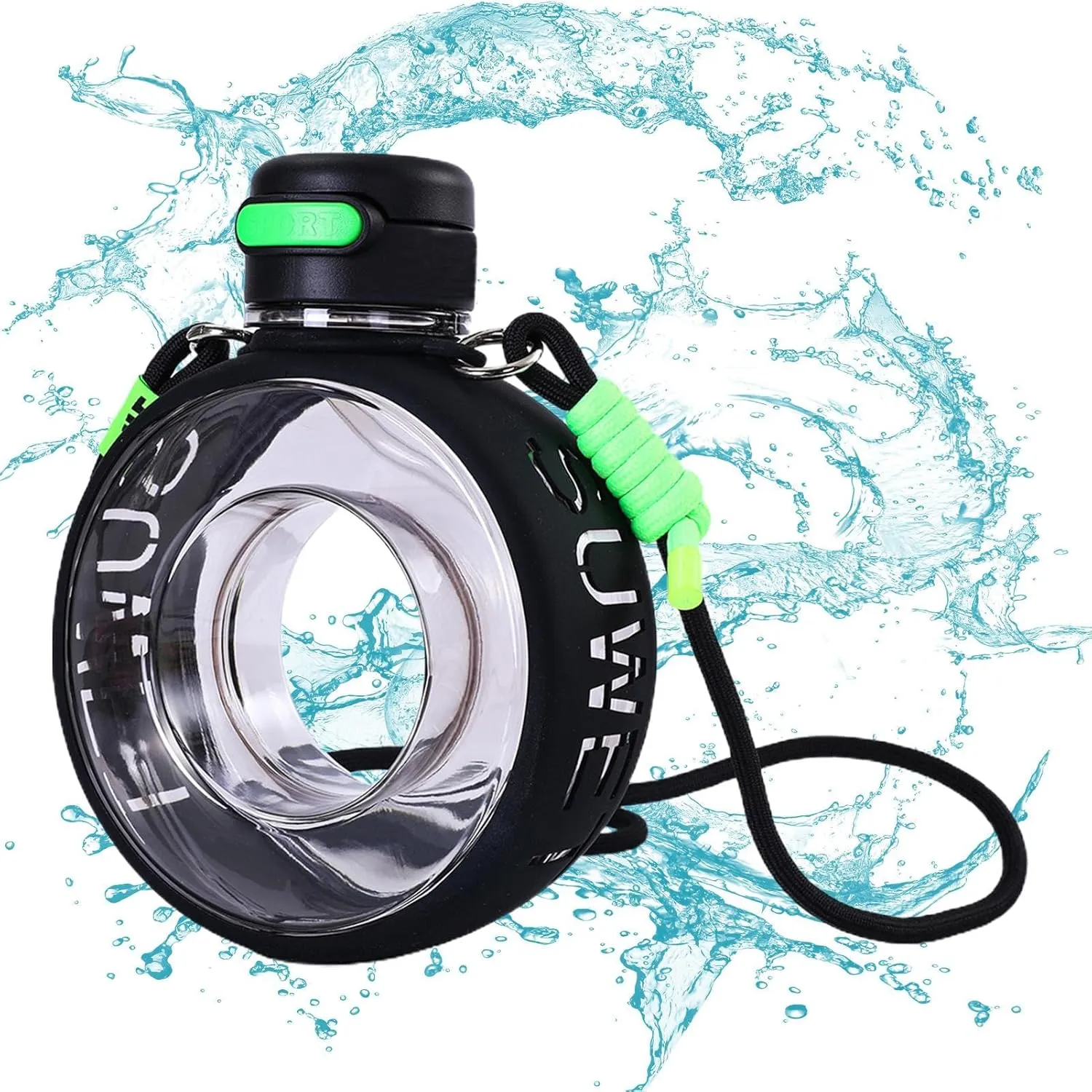 Portable -Bottle - 700ml Sports Cup with Shoulder Strap | Portable Reusable Fashion Water Bottle | Sports Water Bottle | Leakproof Water Container for Travel Sports Daily Use
