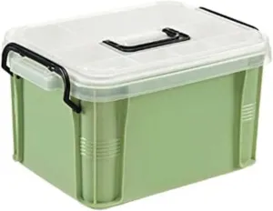 Portable First Aid Kit & Household Medicine Storage Box – Large Capacity Emergency Medicine Chest with Transparent Lid & Foldable Design for Home, Travel, Office