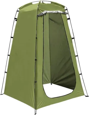 Portable Outdoor Shower Bath Changing Fitting Room Camping Tent Privacy Toilet Tourist Tents Outdoor Camping Shower Bathing Tent Change Clothes Tent (Color : Army Green)