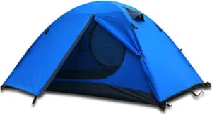 Portable Tent,Outdoor Tent, Camping Tent 2 Person Ultralight Double Layer Aluminum Poles Waterproof Windproof Camping Tent Beach Tent
