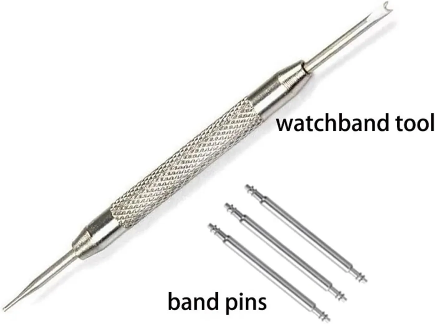 Premium Stainless Steel Watch Band With Curved Ends Bracelet For Men Women Silver Black Matte Durable