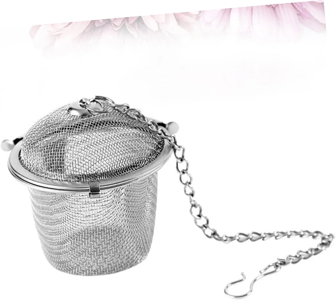 PRETYZOOM 3 Pcs Stainless Steel Tea Ball Strainer Spice Strainer Ball Fine Slots for Tea and Spices