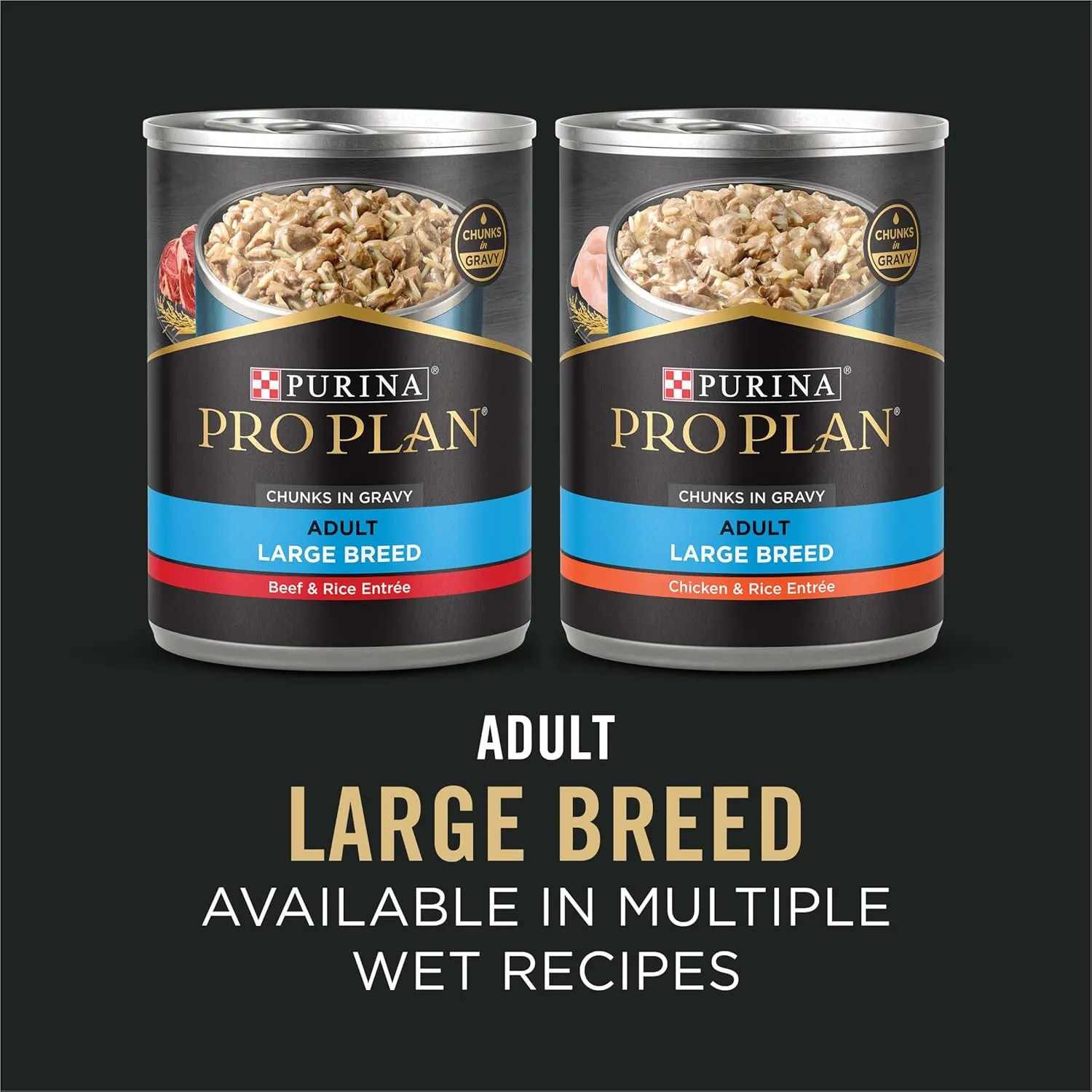 Purina Pro Plan Large Breed Dry High Protein Dog Food With Probiotics for Dogs, Beef and Rice Formula - 47 lb. Bag
