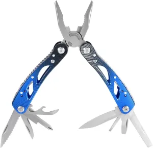 Qtqgoitem Multitool Folding Plier Camping Survival Portable Pocket Multi Tool Black/Blue (Model: 46d 724 98f 017 fb9)