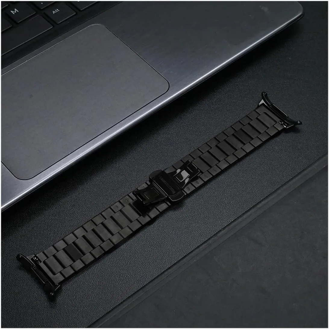 Qu ick Fit Business Stainless Steel Metal Watch Band Fit for Samsung Galaxy Watch Ultra 47mm Bracelet
