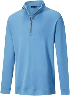Quarter Zip Pullover Men Performance Moisture Wicking Heather Golf Pullover Sports 1/4 Zip Pullover Mens Sweatshirt