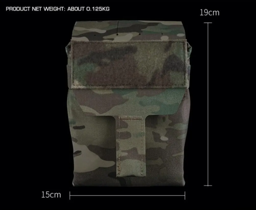 Quick Release MOLLE First Aid Medical Kit Tactical Magazine Pouch Suitable for Airsoft Paintball Shooting Camping Hunting (CP)