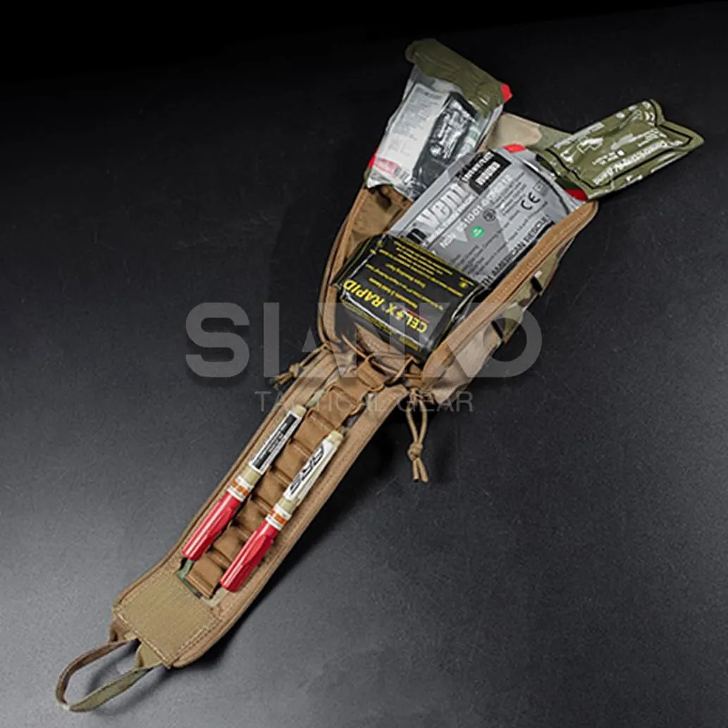 Quick Release Tactical MOLLE IFAK Pouch,Medical Emergency Airsoft First Aid Kits/EMT Bag,For Outdoor Sport Hunting Airsoft