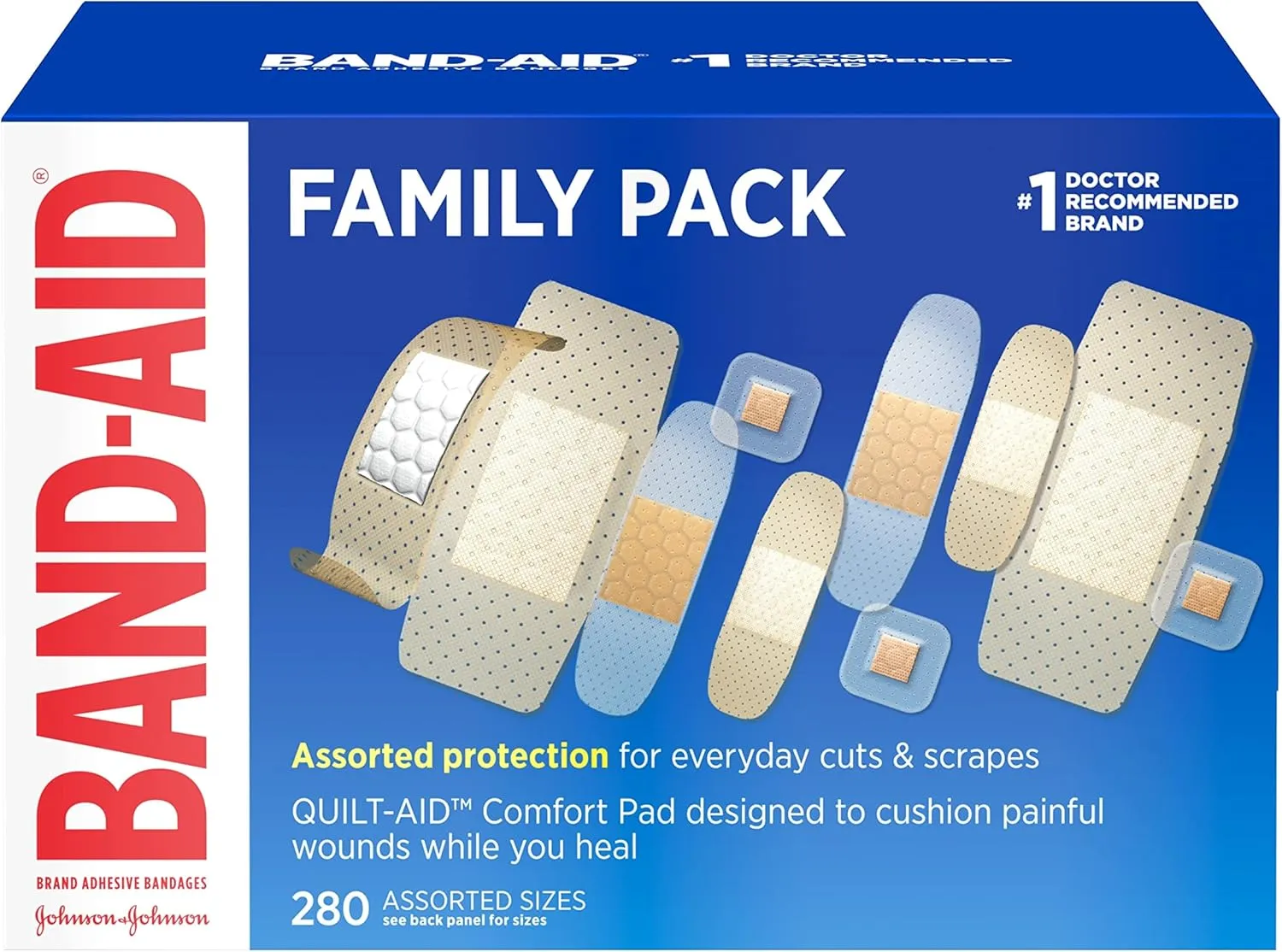 Rapid Care First Aid Cabinet and Band-Aid Brand Adhesive Bandages Variety Pack | First Aid Kit and Bandages Bundle