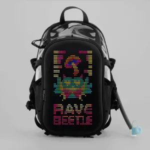 RaveBeetle Clear Elytra Hydration Pack   Aura Reflector