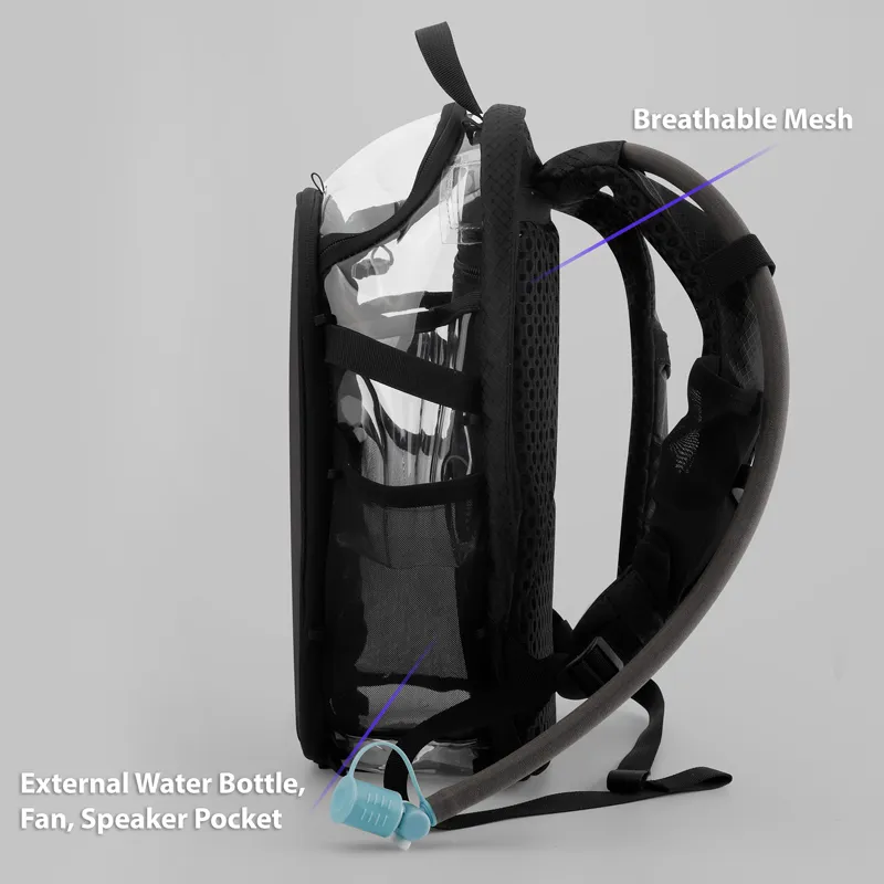 RaveBeetle Clear Elytra Hydration Pack   Aura Reflector