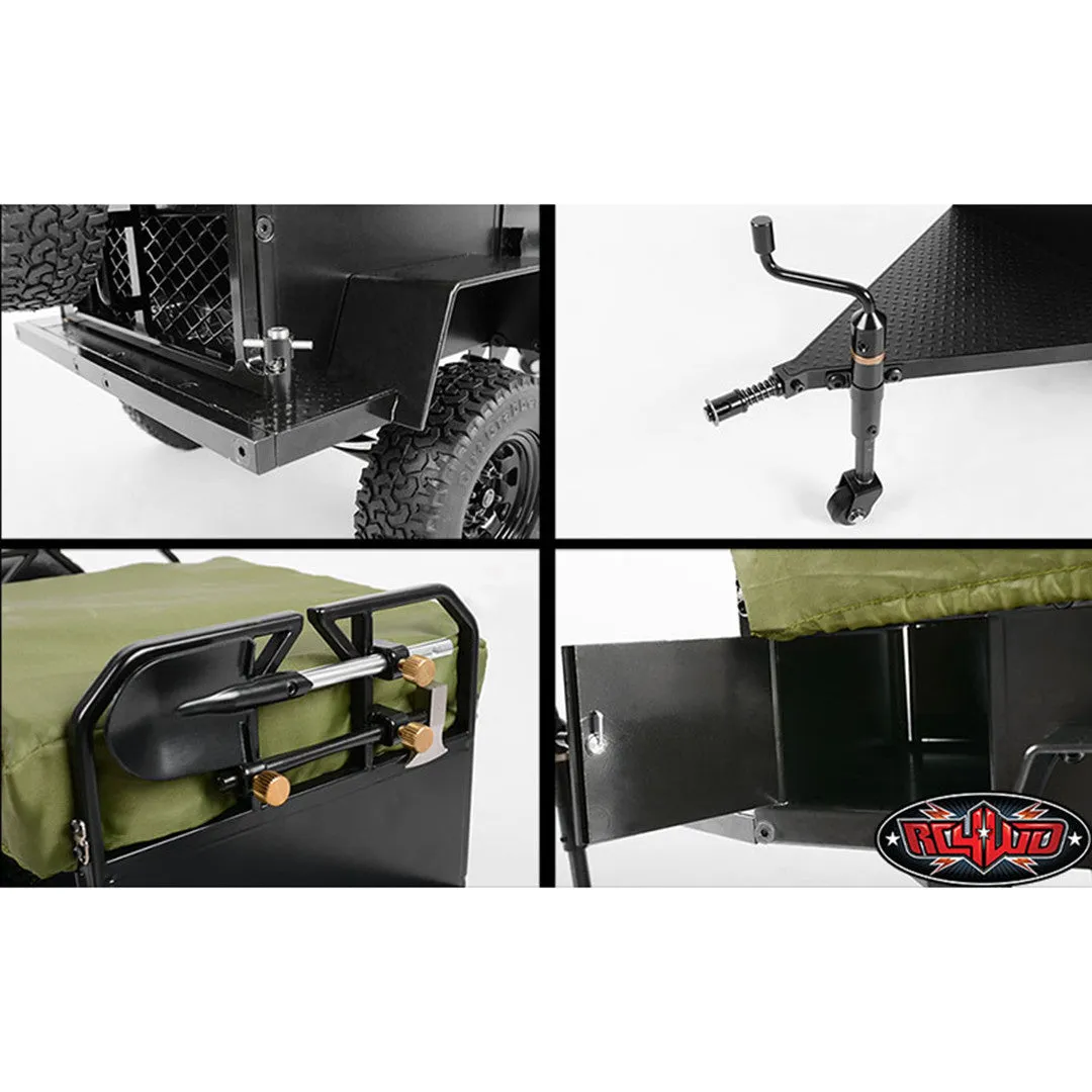 RC4WD Bivouac 1/10 M.O.A.B Camping Trailer w/Tent Z-H0007