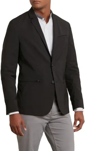 Reaction Kenneth Cole Dry Stretch Blazer Large Black