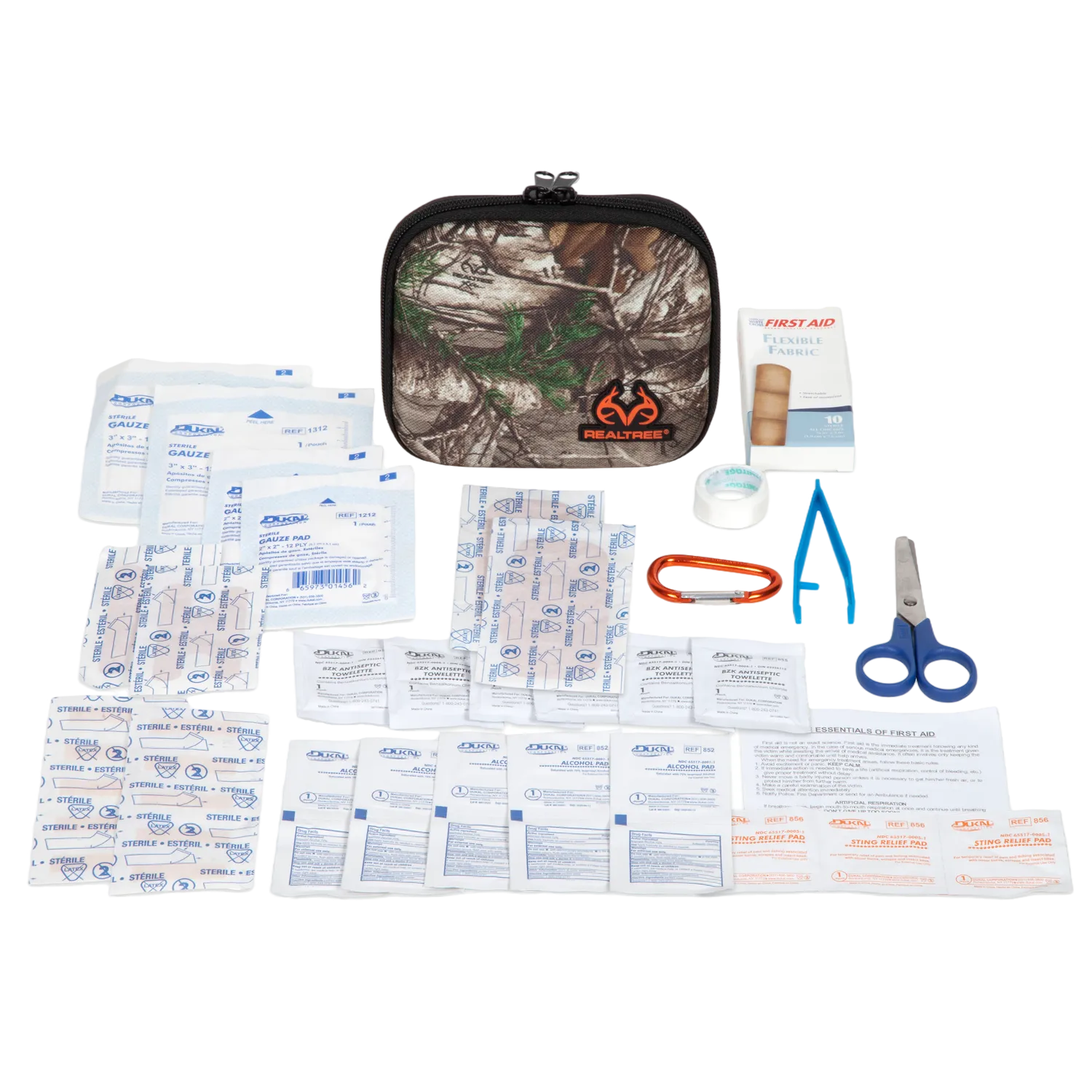 REALTREE MEDIUM HARD-SHELL FOAM FIRST AID KIT