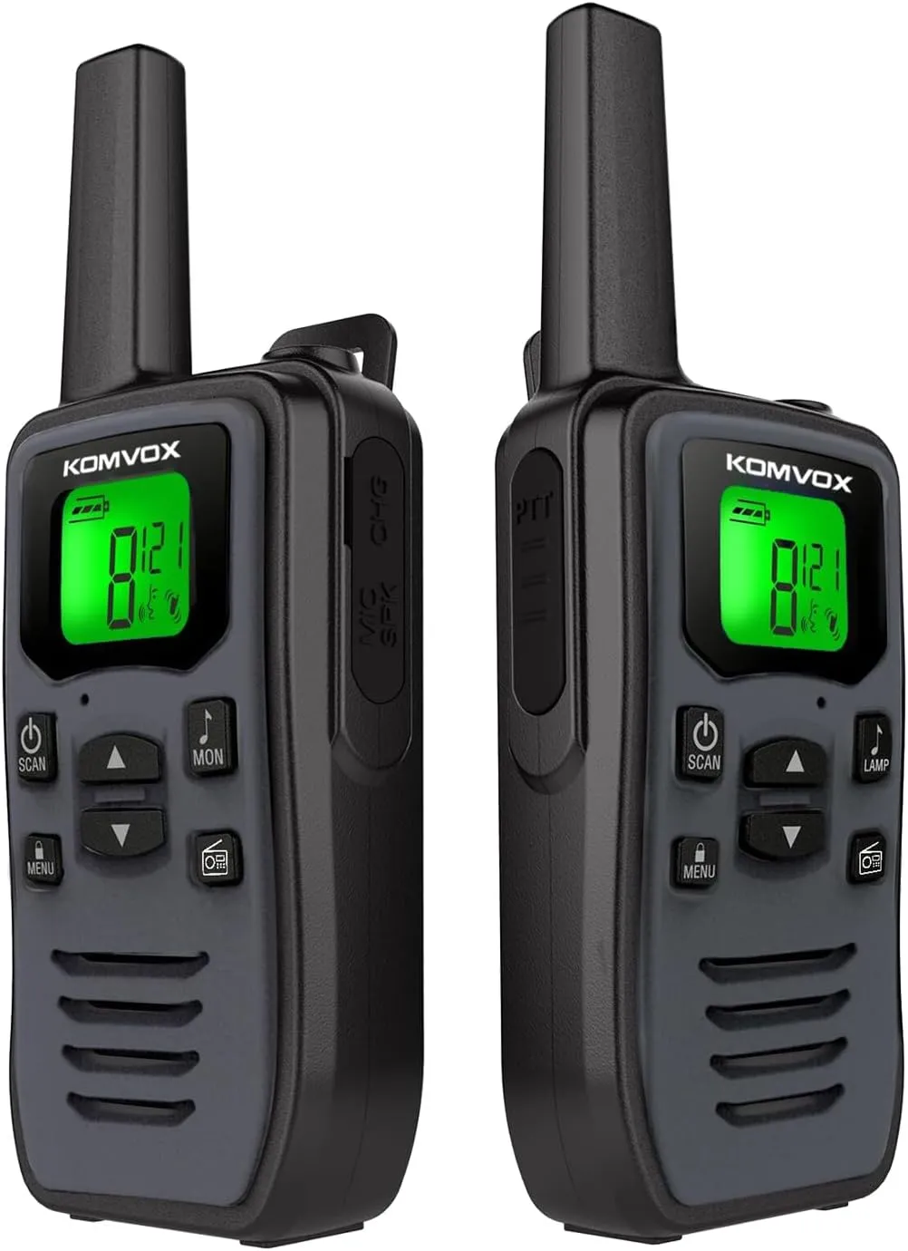 Rechargeable Walkie Talkies for Adults with 36 Channels, Long Range Two-Way Radio Walkie Talky with NOAA Weather Alerts, Emergency Radio for Camping Hiking Gear