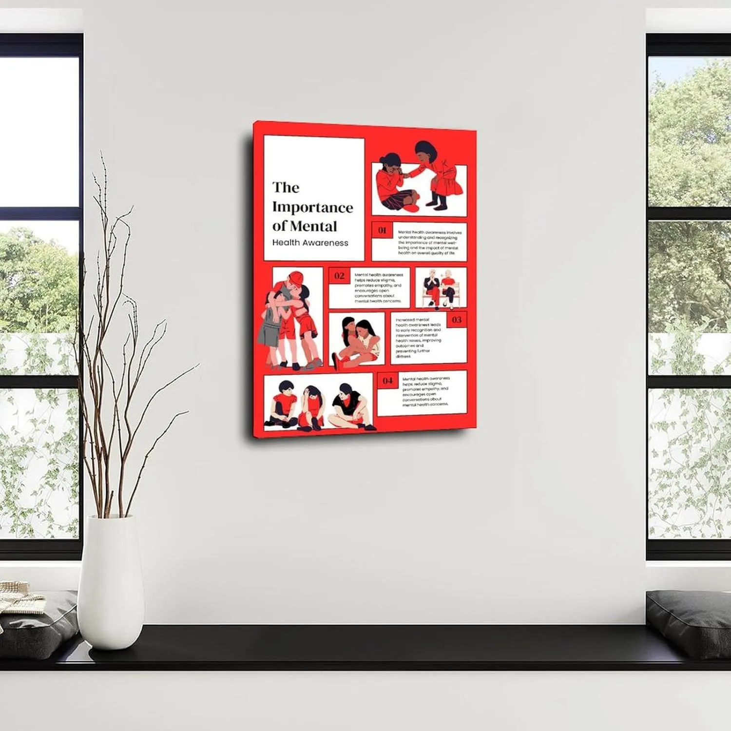 Recognize And Act First Aid Posters First Aid Knowledge Poster (3) Canvas for Bedroom Living Room Decor 12x18inch(30x45cm) Frame-style