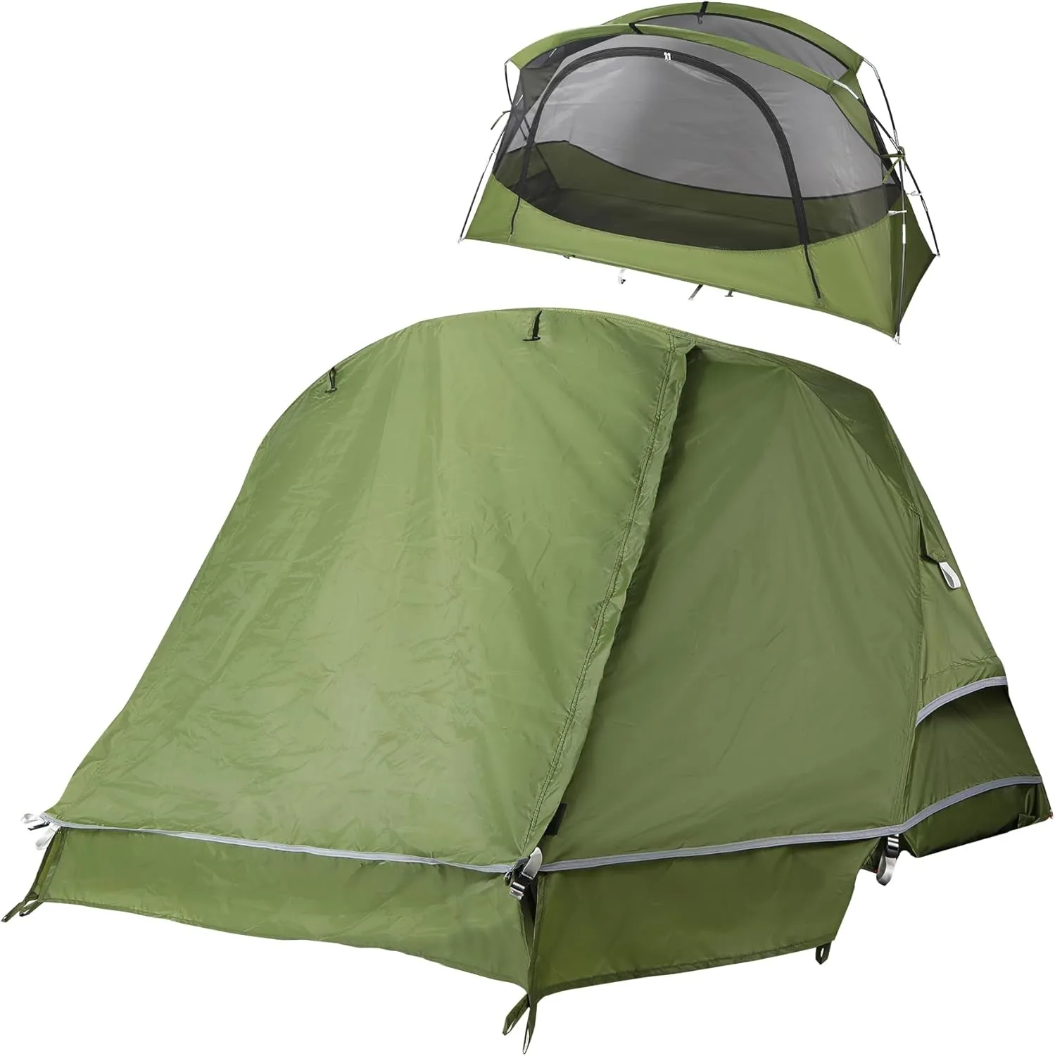REDCAMP Multifuncational Cot Tent for 1 Person, Folding Camping Tent cot for Adult, Portable Elevated Tent Off The Ground Tent, 76x28x39.5in