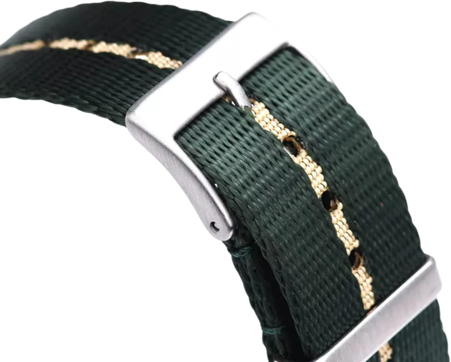 Replace Watchband, Elegant Replacement Bands Watch Straps,20mm-22mm Smooth Nylon Military Watch Strap for Analogue Watch and Dial Quartz Watch Watch Wrist Band Replacement