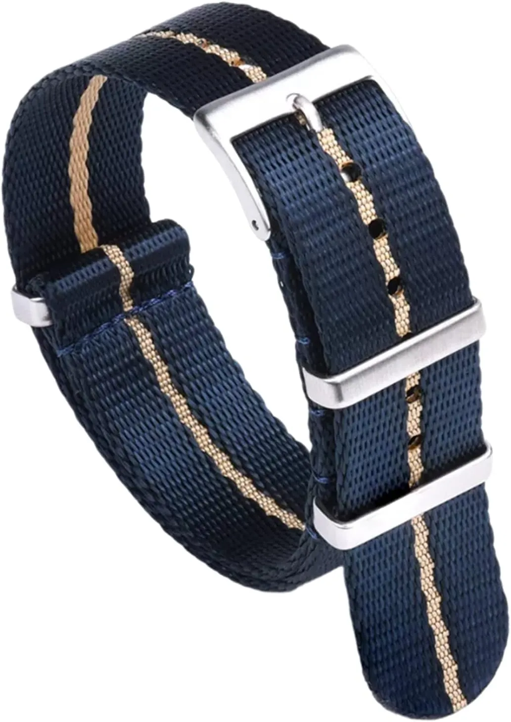 Replace Watchband, Elegant Replacement Bands Watch Straps,20mm-22mm Smooth Nylon Military Watch Strap for Analogue Watch and Dial Quartz Watch Watch Wrist Band Replacement