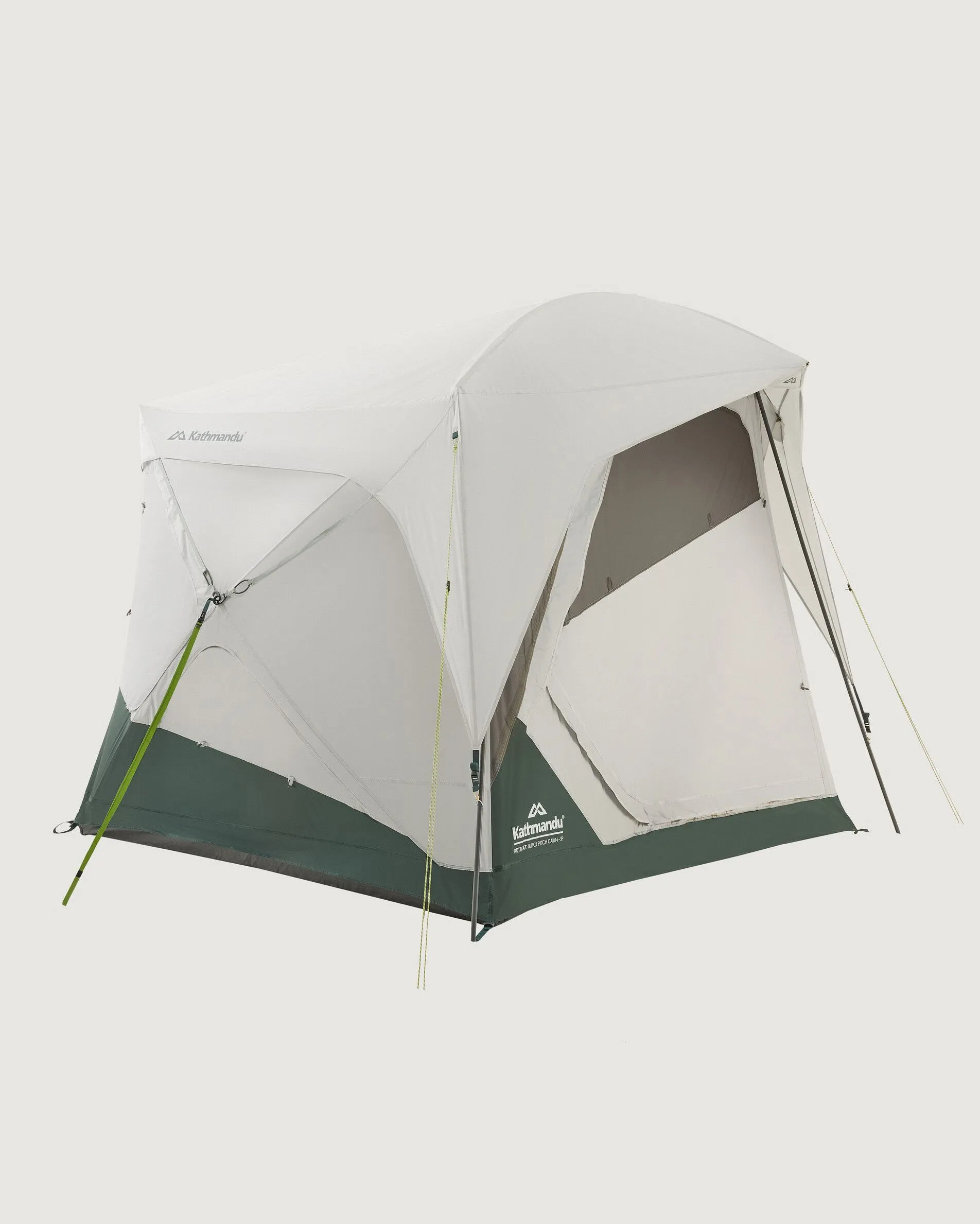 Retreat Quick Pitch 2-3 Person Cabin Tent - Silver Grey/Dark Spruce