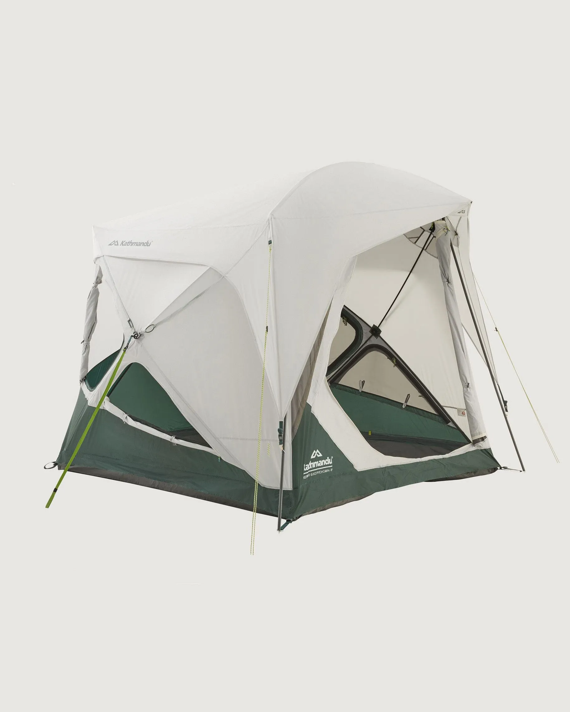 Retreat Quick Pitch 2-3 Person Cabin Tent - Silver Grey/Dark Spruce