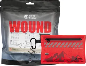 RHINO RESCUE First Aid Kit Ultralight Waterproof & Wound Closure Kit