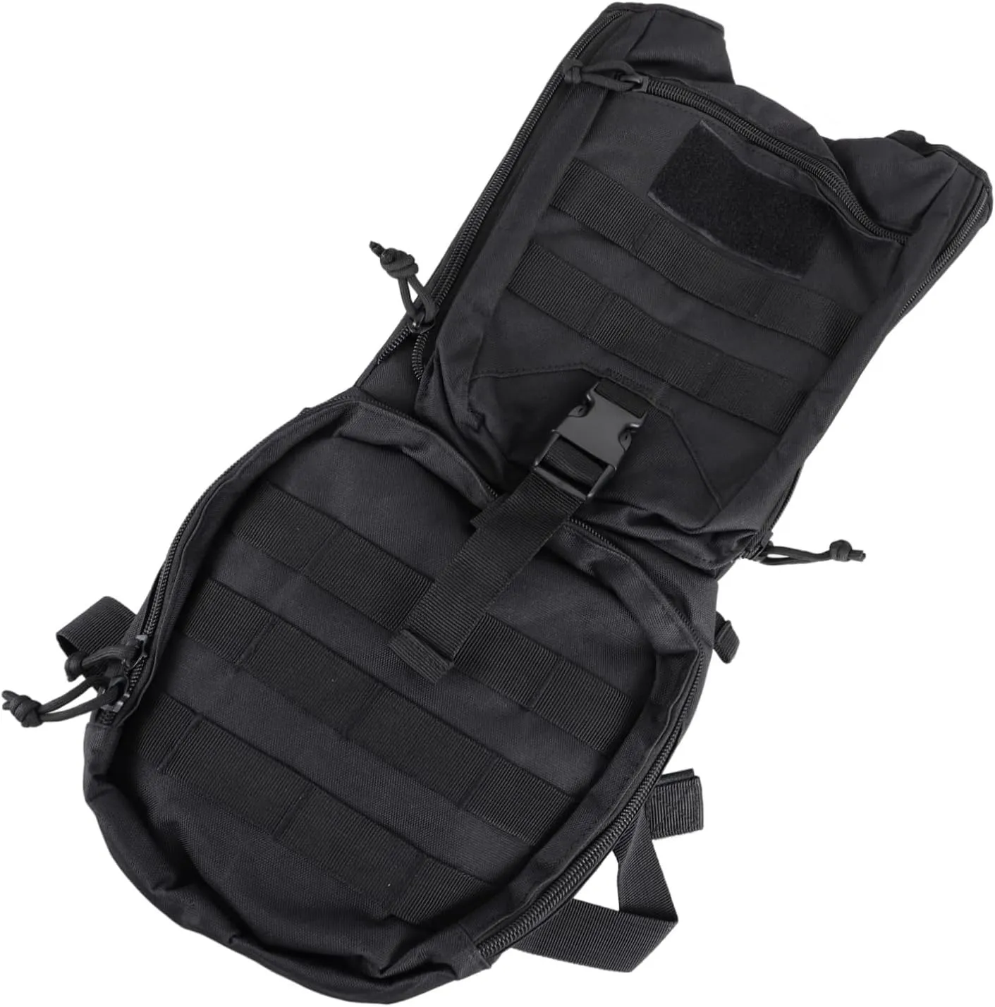 Riding Outdoor Bag Hydration Bag Buckle Oxford Fabric Water Backpack Black No Bladder Easy to Carry
