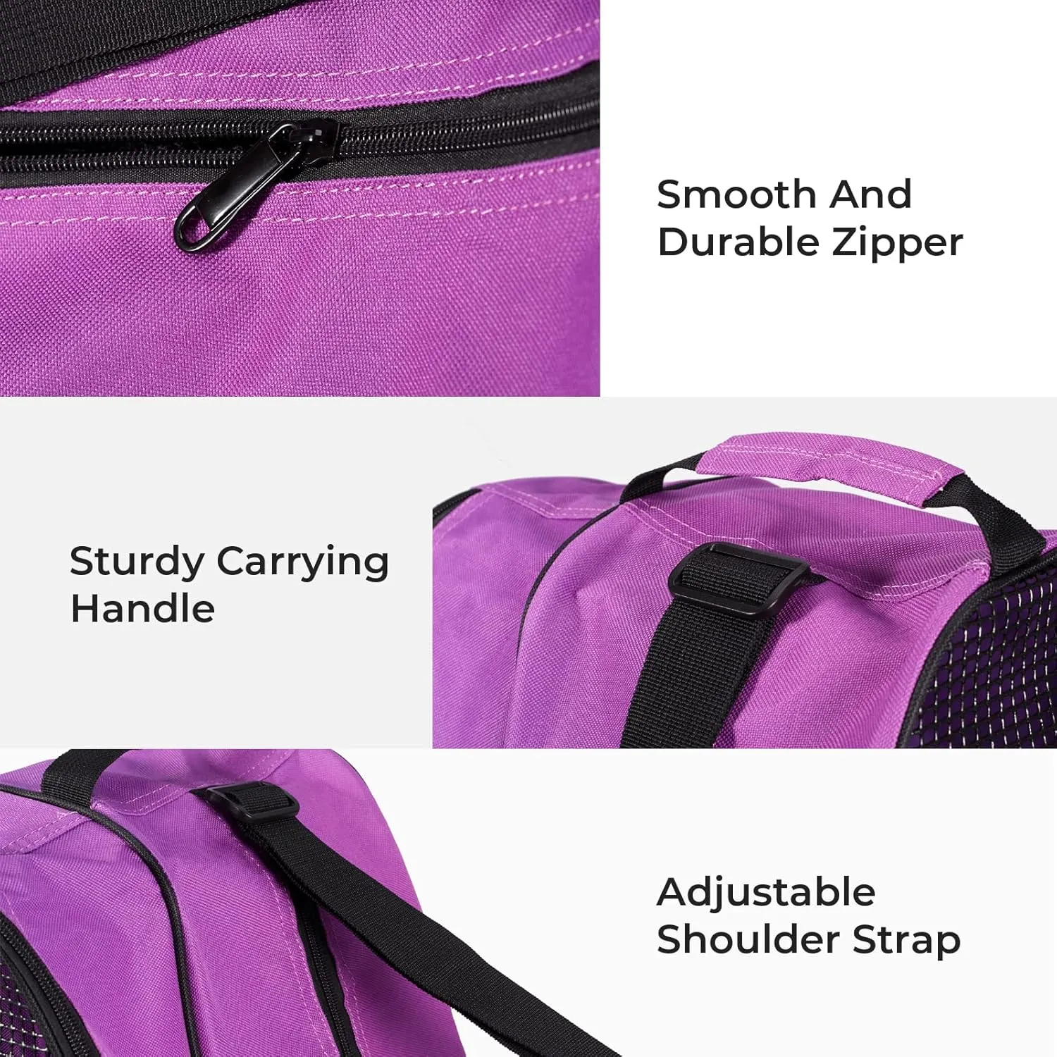 Roller Skate Bag with Adjustable Shoulder Strap for Kids and Adults to Hold Inline Skates and Knee Pads
