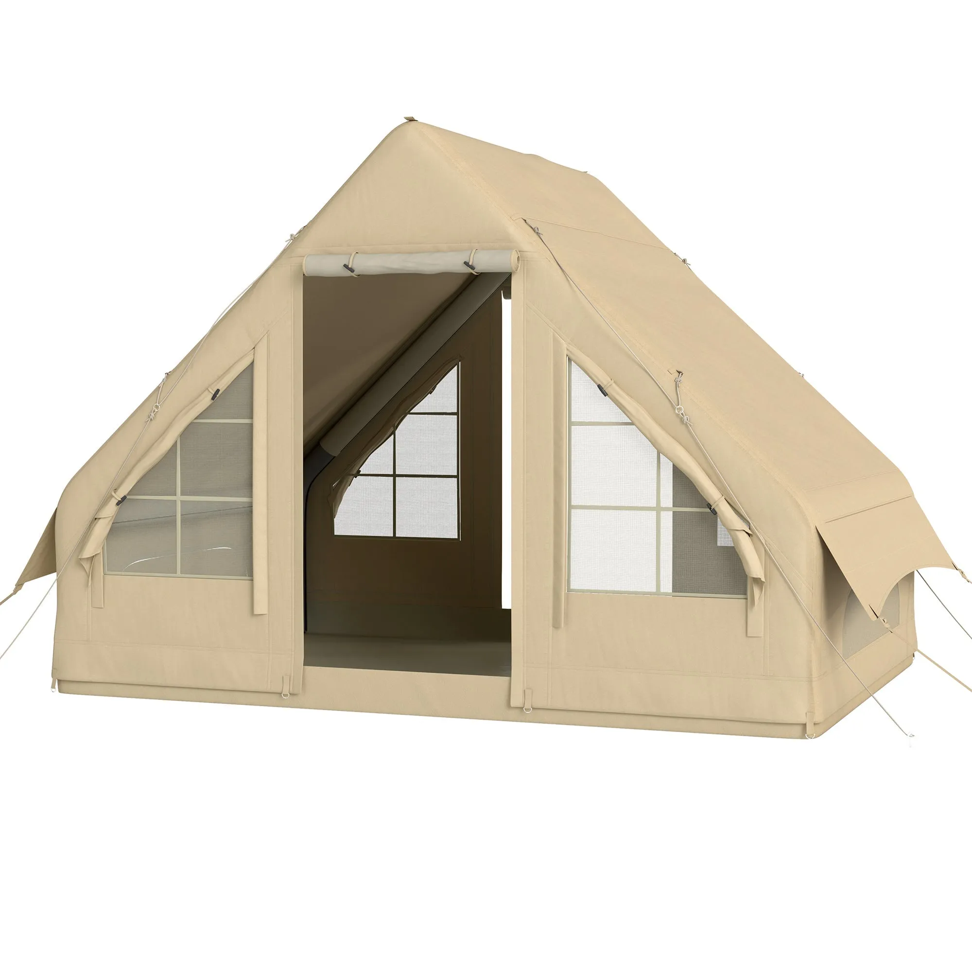 Rootz Inflatable Camping Tent - Sleeping Tent - Glamping Tent - Waterproof - 300x200x200cm - Easy Setup in 5 Min