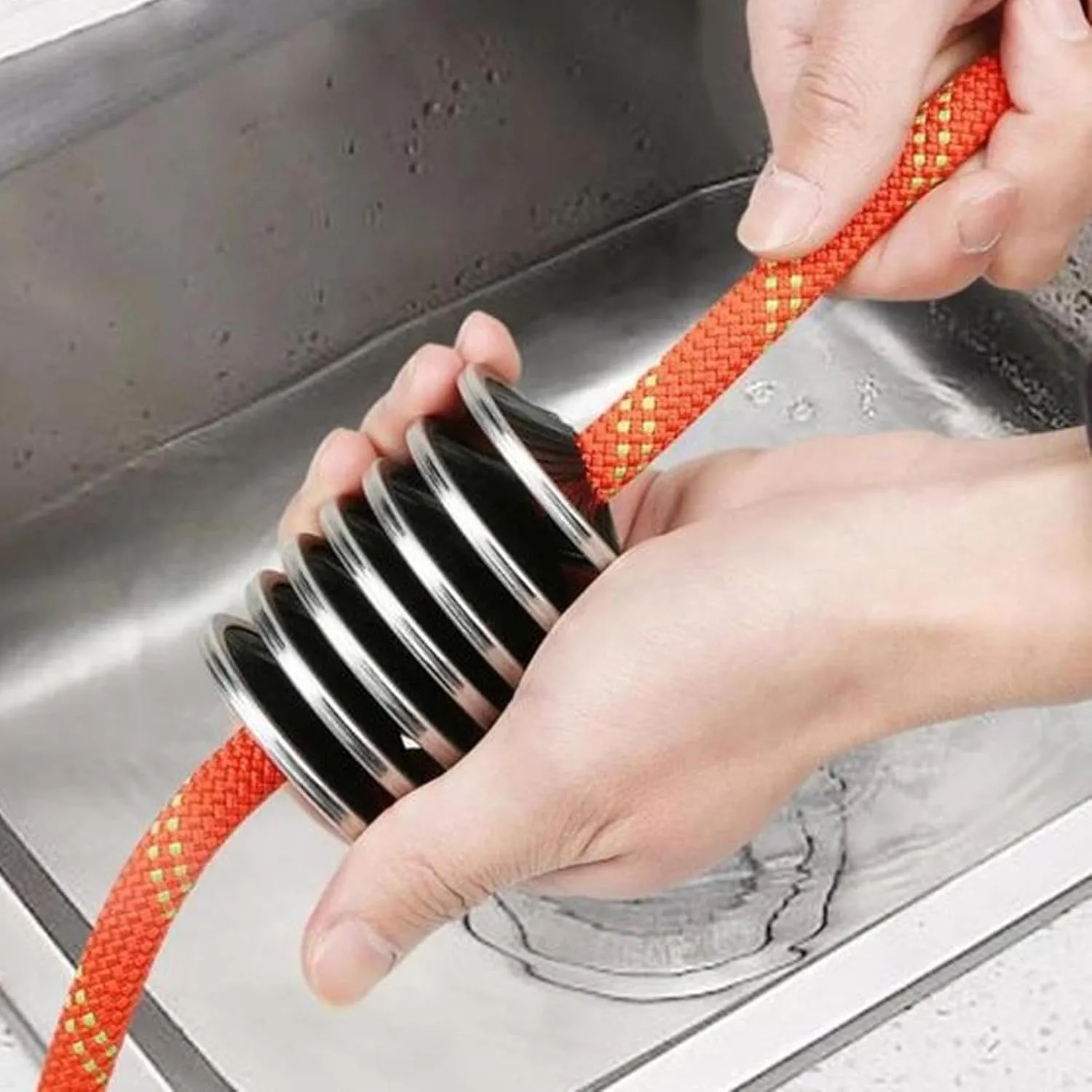 Rope Cord Cleaning Tool - Sturdy Climbing Rope Brush, Climbing Rope Cleaner | Brush Maintenance Tool Accessories, Effective Rock Climbing Rope Brush Cord Washing Tool Sturdy for Outdoor Exploration Ca