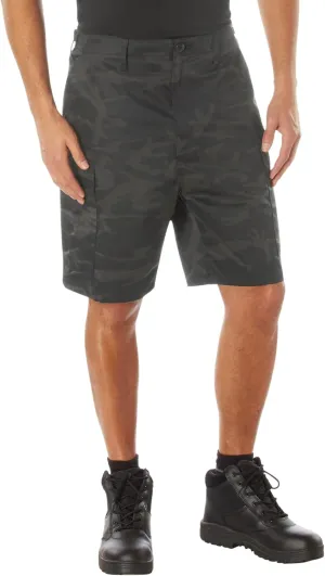 Rothco Midnight Camo BDU Shorts – Rugged Tactical Outdoor Hiking Camping Cargos