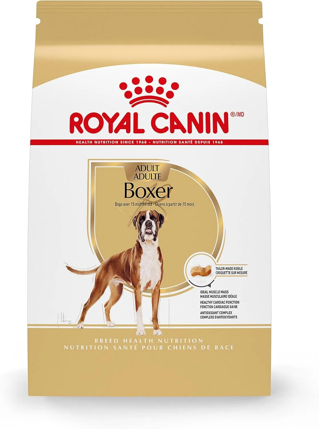 Royal Canin Boxer Adult Dry Dog Food, 30 lb bag