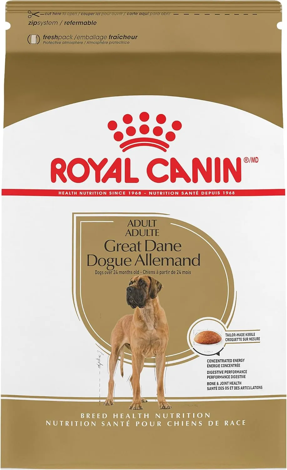 Royal Canin Great Dane Adult Dry Dog Food, 30 lb bag