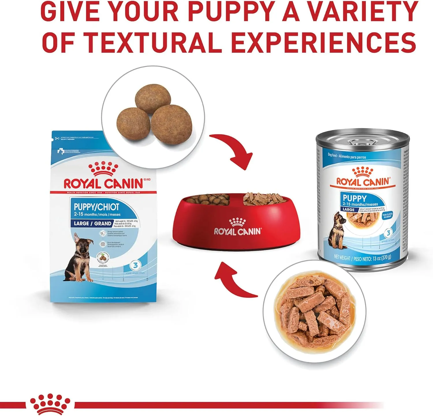 Royal Canin Size Health Nutrition Dry Large Breed Puppy Food, Supports Brain Development, Immune Support and Digestive Health, 30 lb Bag
