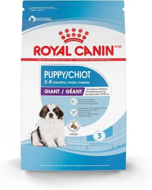 Royal Canin Size Health Nutrition Giant Puppy Dry Dog Food, extra-large Breed Puppy Food Supports Brain Development, Immune System and Digestive Health, 30 lb Bag