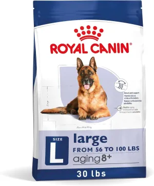 Royal Canin Size Health Nutrition Large Aging 8  Dry Dog Food, 30 lb bag
