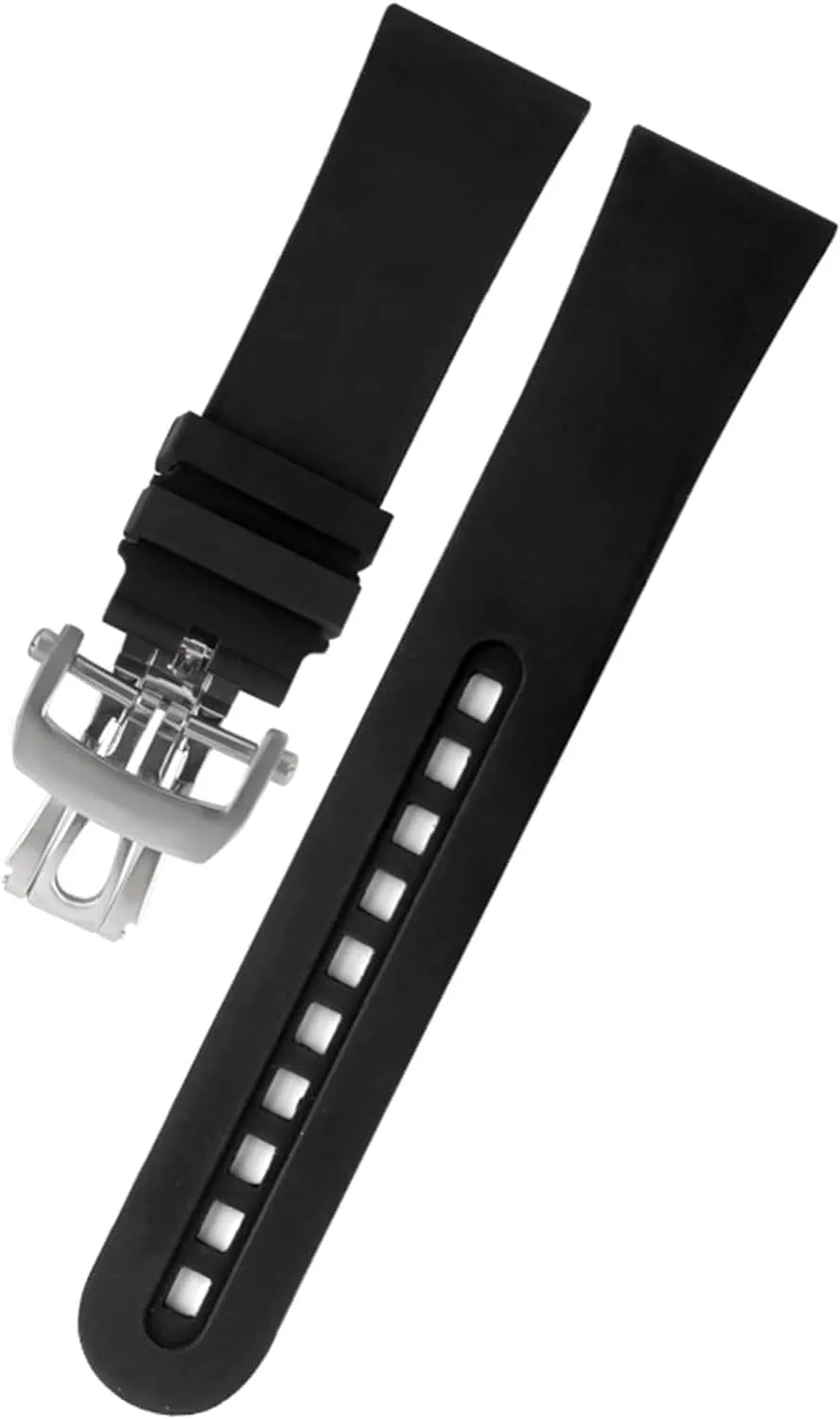 Rubber Watch Band For Blancpain Fifty Fathoms Soft Strap Sports Wrist Bracelet Watch Replacement Accessories