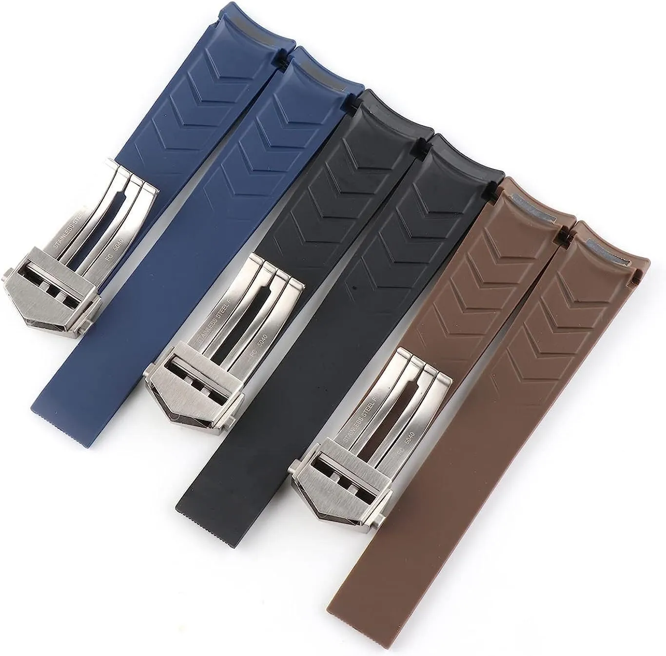 Rubber Watch Strap For Tag HEuer Diver AQUARACER Series Replacement Watch Accessories WatchBands