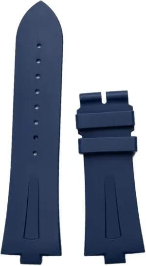 Rubber WatchBand For Vacheron Constantin Overseas Watch Waterproof Sport Strap 25mm * 8mm