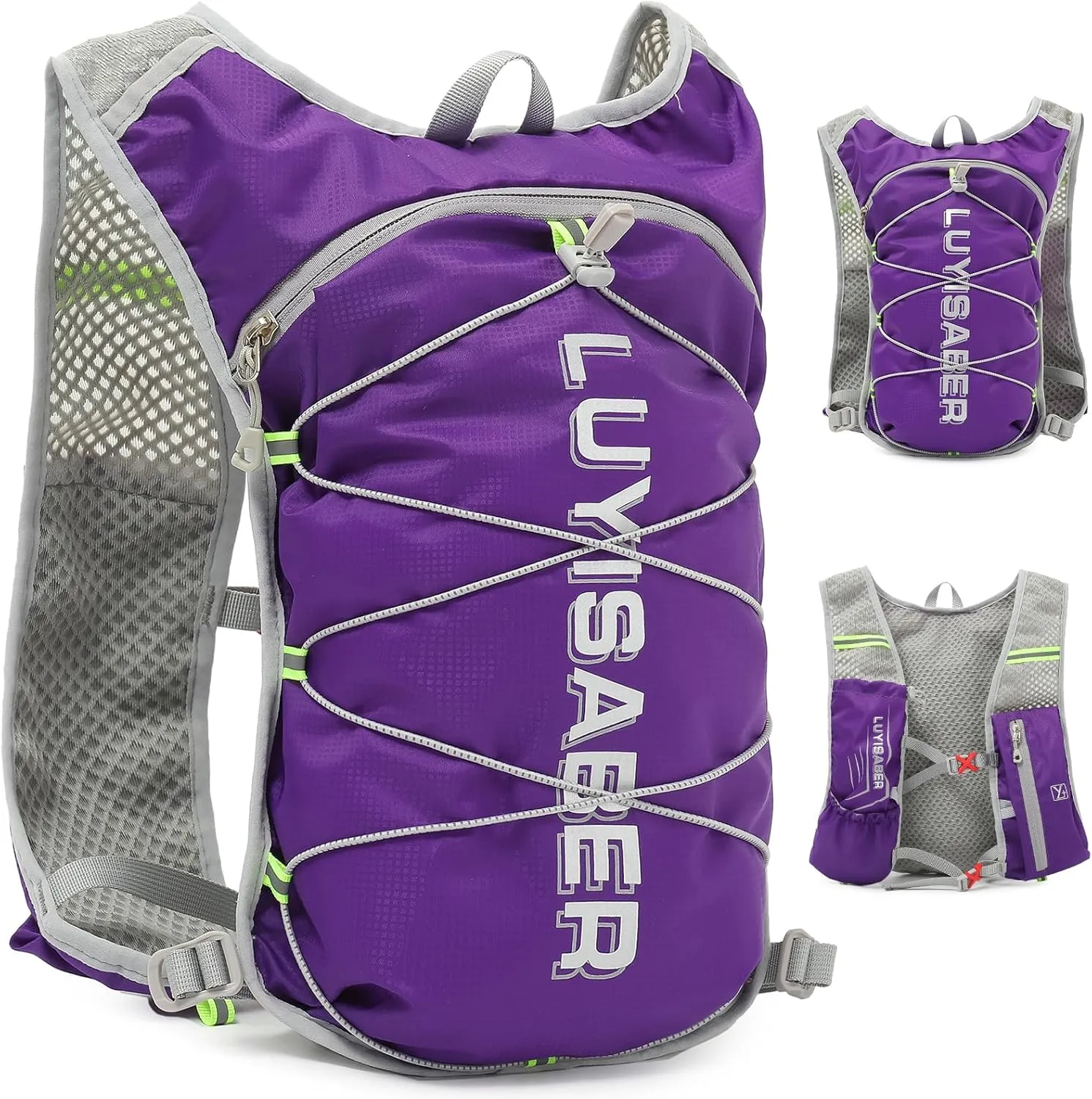 Running Vest Hydration Vest Lightweight Insulated Backpack for Marathon, Hiking, Outdoor Trail, Cycling, Men's and Women's Hydration Vest