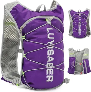 Running Vest Hydration Vest Lightweight Insulated Backpack for Marathon, Hiking, Outdoor Trail, Cycling, Men's and Women's Hydration Vest