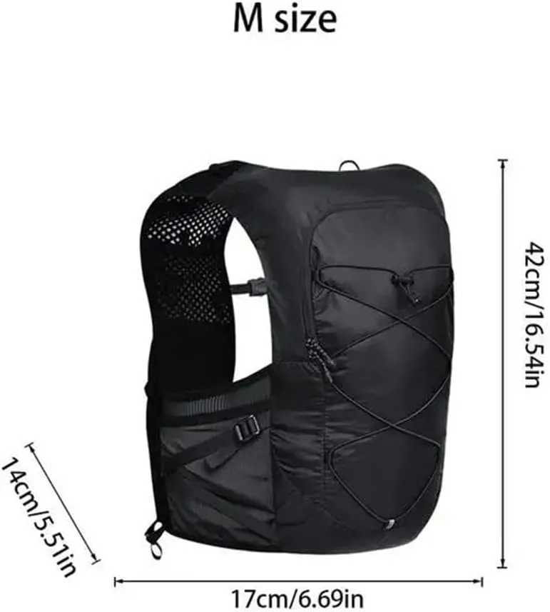 Running Vest Outdoor Running Hydration Vest Outdoor Hiking Hydration Pack Vest Lightweight Running Backpack Insulated Backpack Water Bag for Running