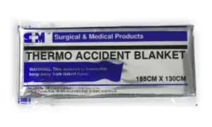 S M Emergency Thermo Accident Blanket 185 X 130cm