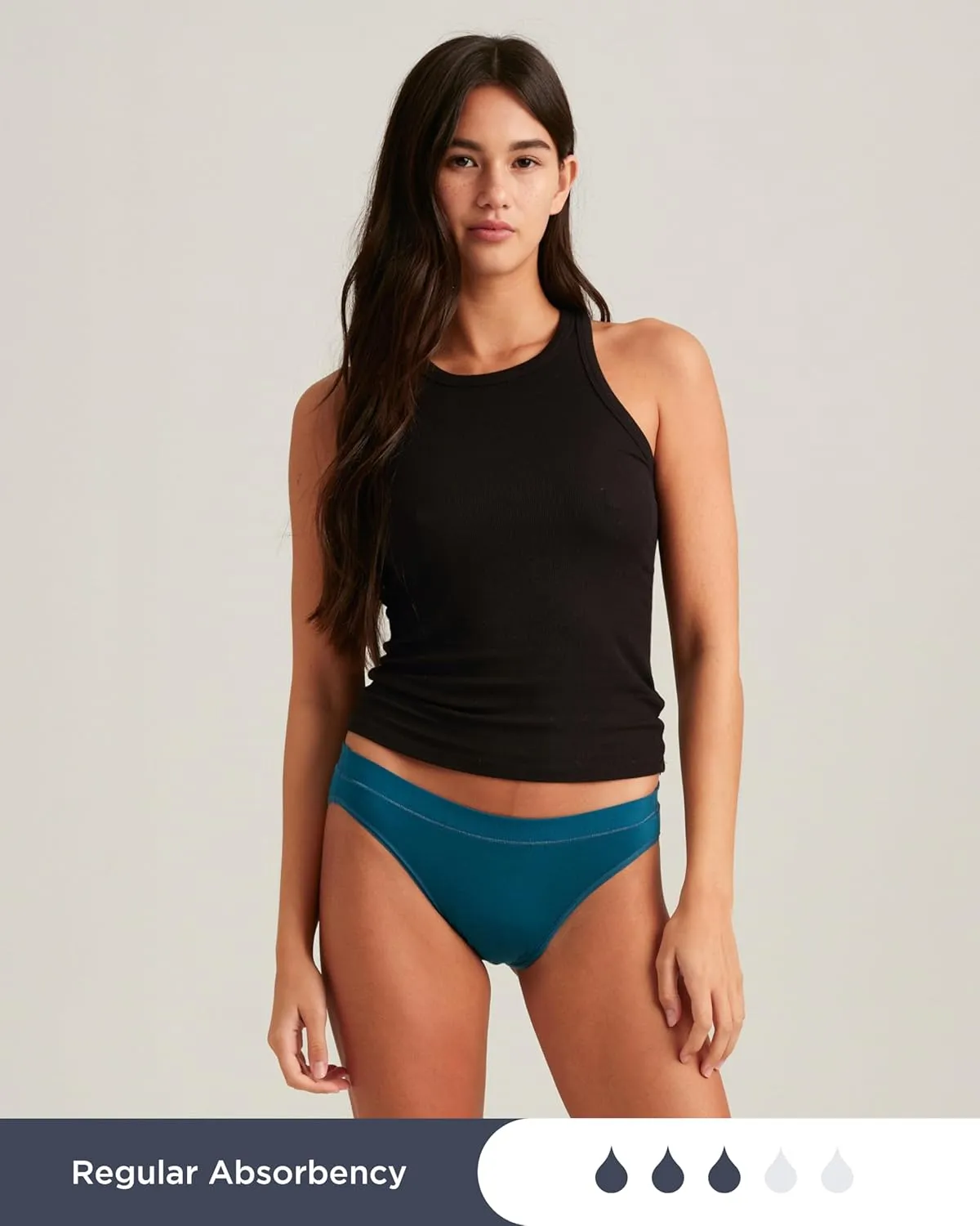 saalt Comfort Modal Bikini Period Underwear - Regular & Super Absorbency - Keeps You Dry from All Leaks