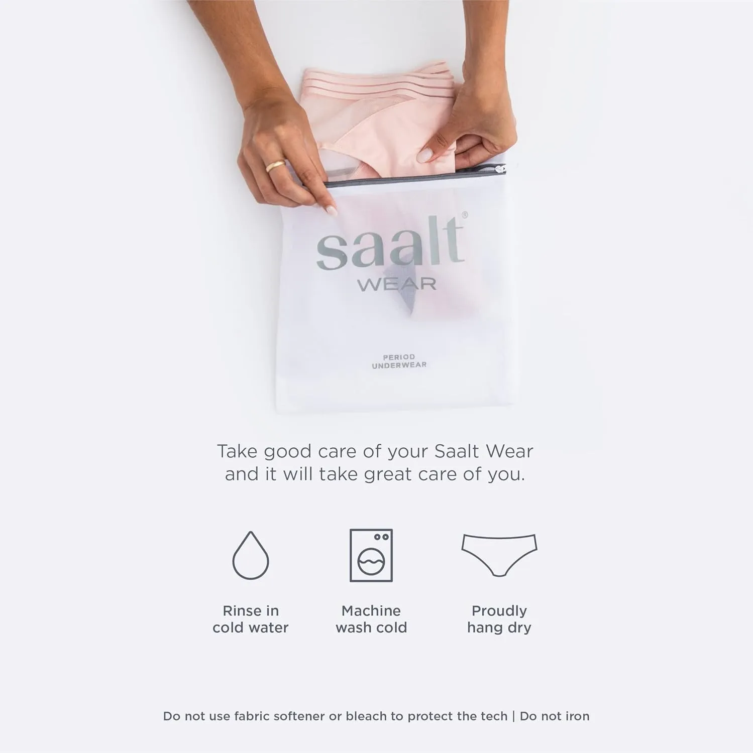 saalt Comfort Modal Brief Period Underwear - Heavy Absorbency & Super Absorbency