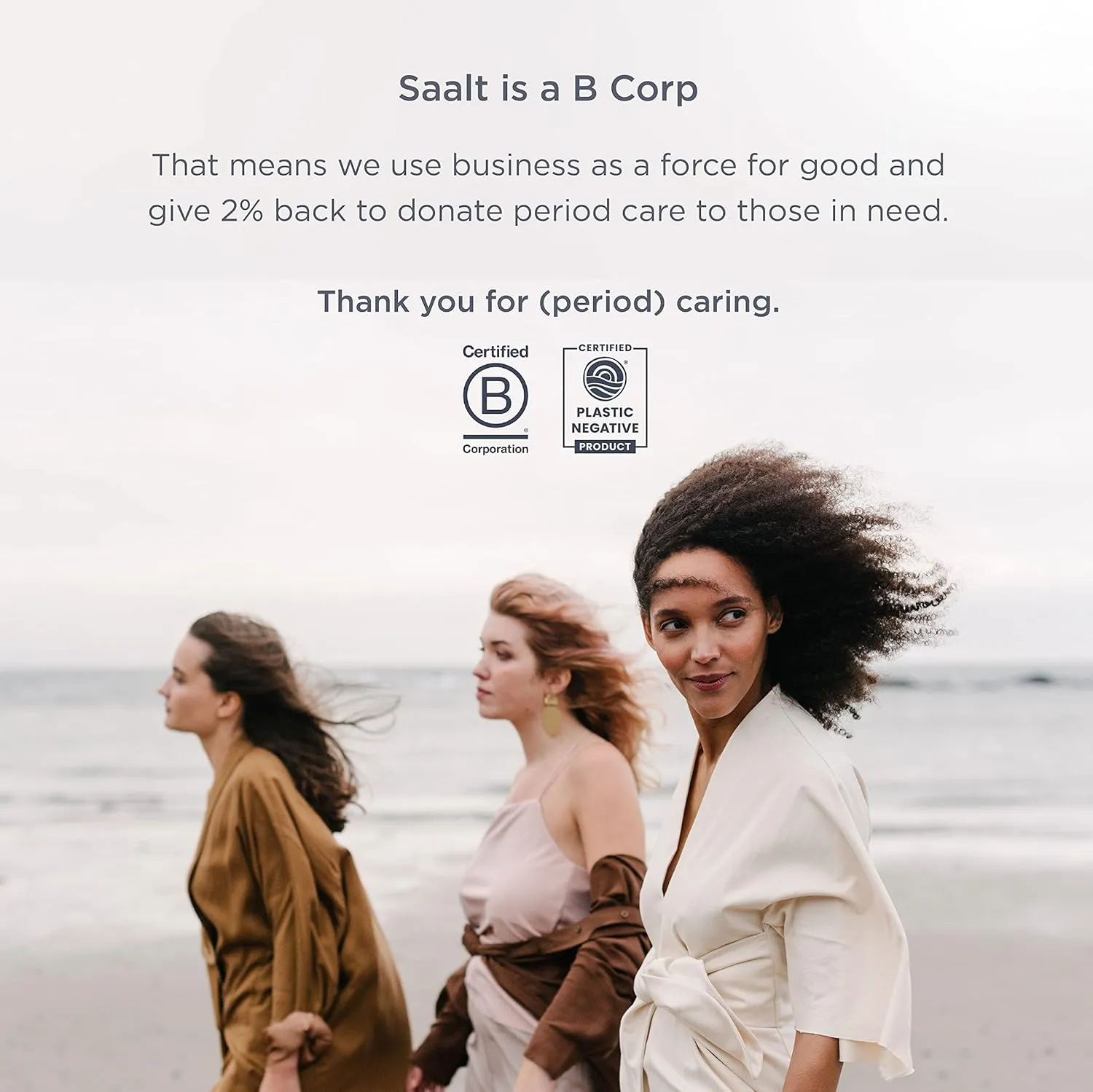 Saalt Menstrual Cup - Premium Design - Most Comfortable Period Cup - #1 Active Cup - Wear for 12 Hours - Soft, Flexible, Reusable Medical-Grade Silicone - Made in USA