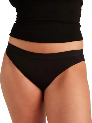 saalt Reusable Period Underwear - Comfortable, Thin, and Keeps You Dry from All Leaks (Cotton, Bikini)