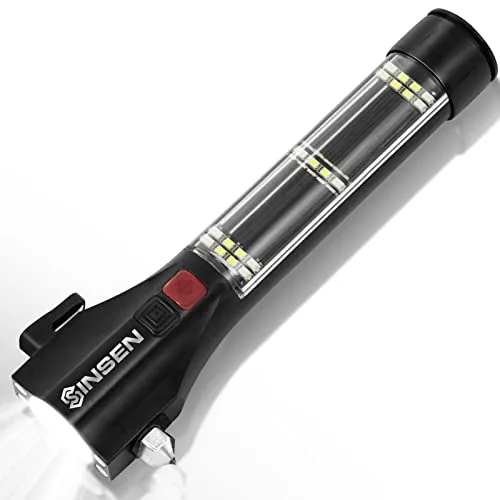 Safety Car Tool Hammer & Flashlight