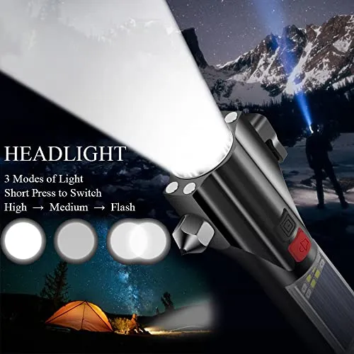 Safety Car Tool Hammer & Flashlight