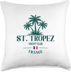 Saint Tropez France Côte D'Azur French Riviera St. Tropez Throw Pillow